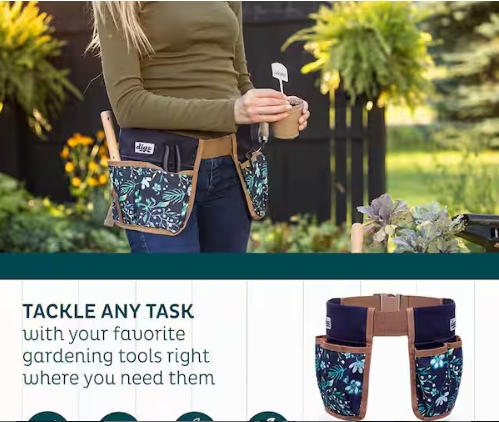 Screenshot_5-5-2026_20512_www.homedepot.com Digz Women's Midnight Floral Canvas Gardening Tool Belt