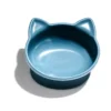 Kitty City Large Raised Kitty-Shaped Cat Bowl | 2-Piece Set