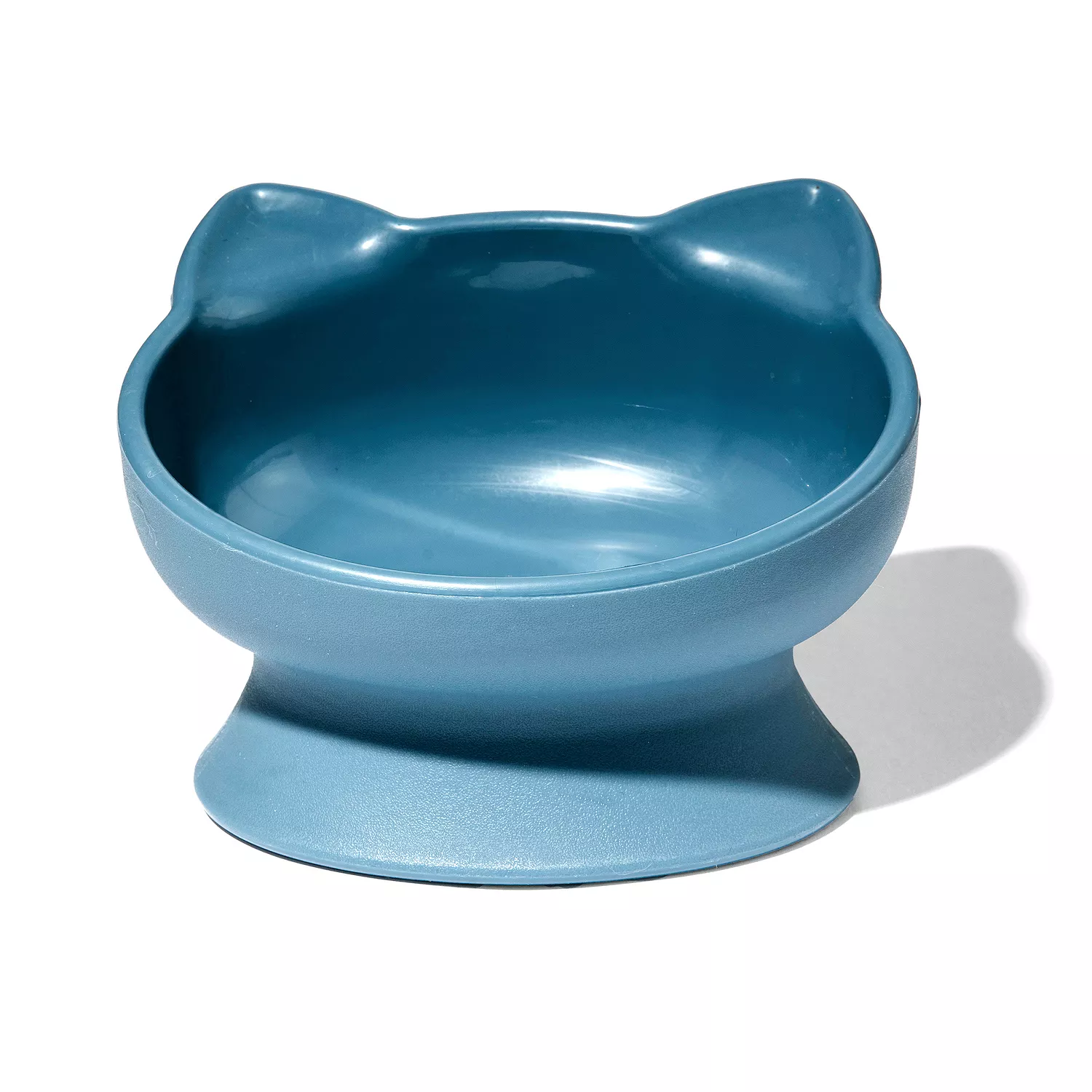 Kitty City Large Raised Kitty-Shaped Cat Bowl | 2-Piece Set