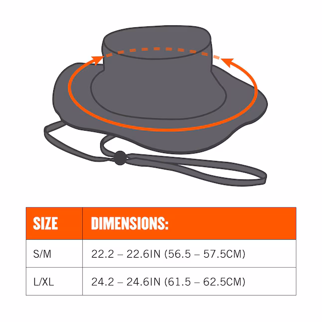 er5 Ergodyne Chill‑Its® 8936 Cooling Ranger Hat