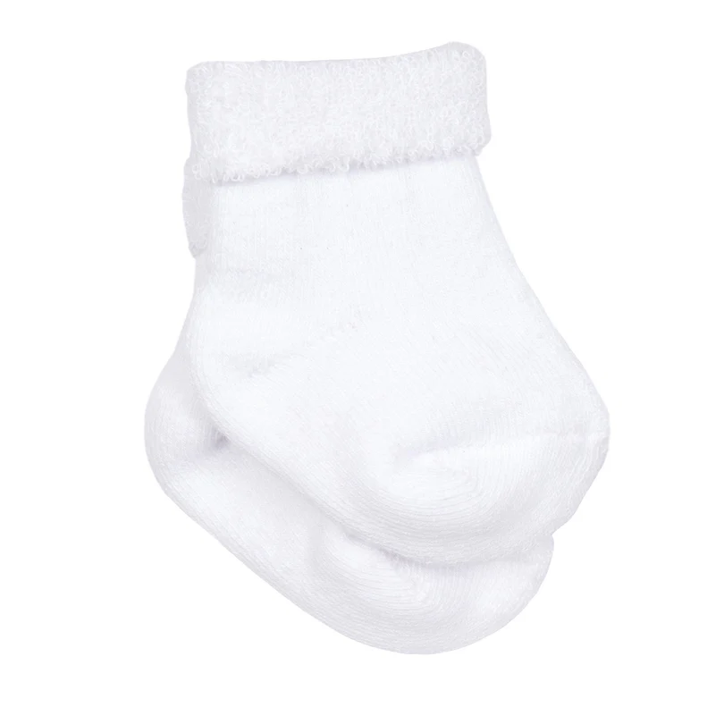 Gerber Baby 6pk Wiggle-Proof Socks | White