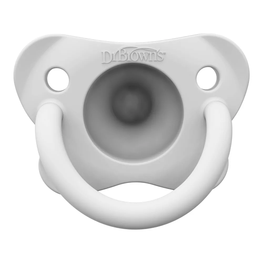 Dr. Brown's HappyPaci One-Piece 100% Silicone Pacifier | 3-Pack