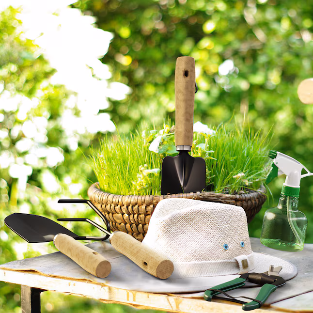 nature1 Nature Spring 8-Piece Gardening Tool Kit with Canvas Tote