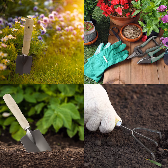 nature2 Nature Spring 8-Piece Gardening Tool Kit with Canvas Tote