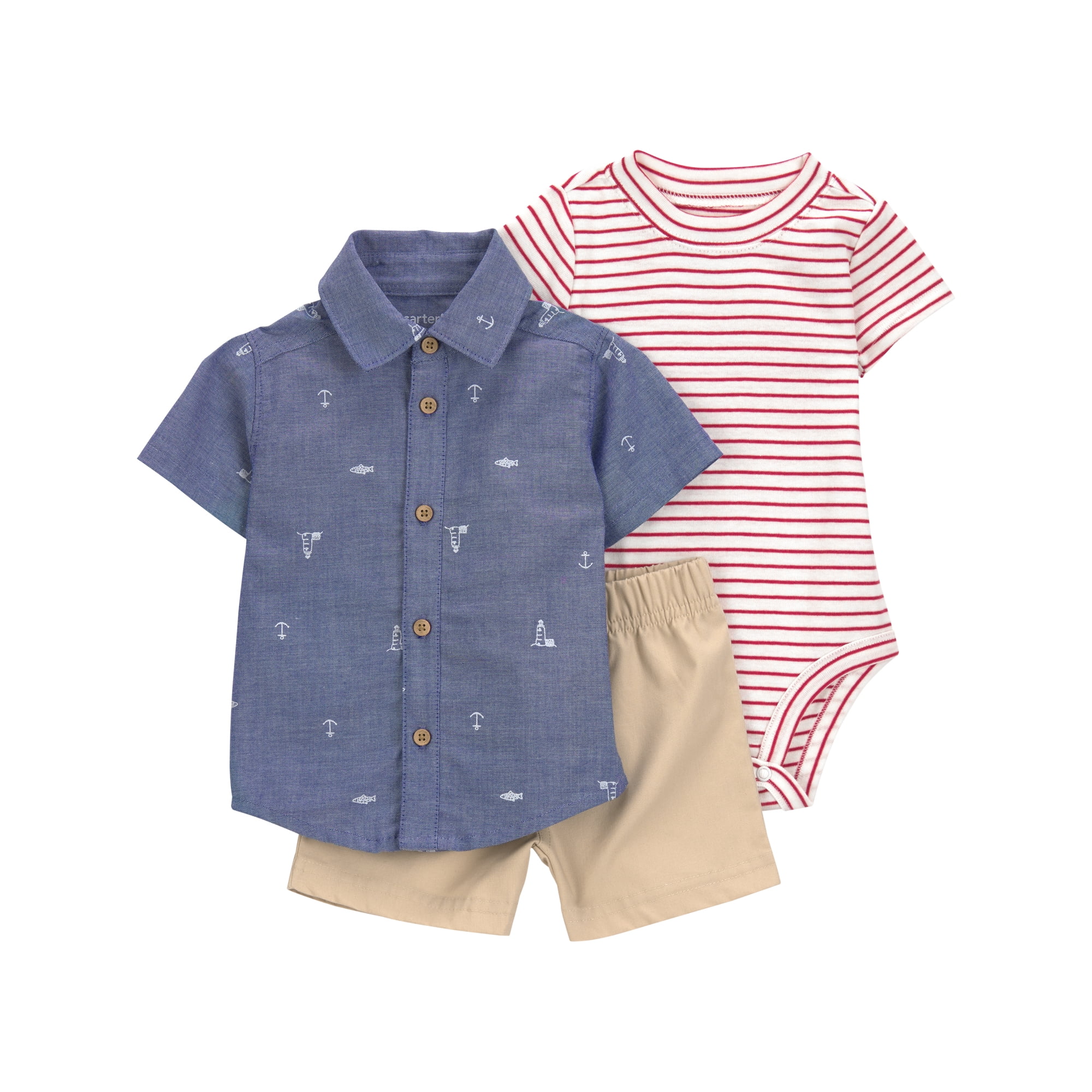 Carter's Child of Mine Baby Boy 3-Piece Outfit Set
