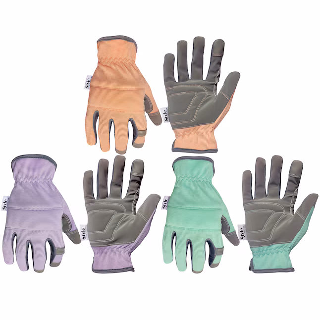 style Medium Polyester Gardening Gloves