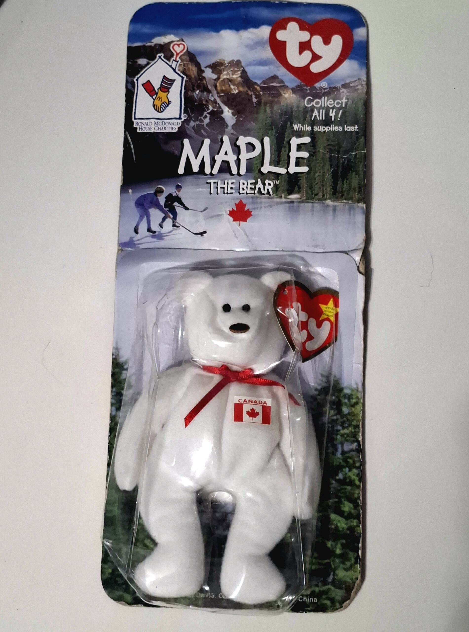 TY Beanie Baby Maple The Bear Vintage 1996