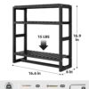 Galood Over Toilet Storage Shelf | Bamboo Bathroom Organizer