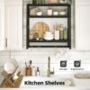 Galood Over Toilet Storage Shelf | Bamboo Bathroom Organizer