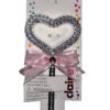Claire's Silver Princess Wand with Pink Bow
