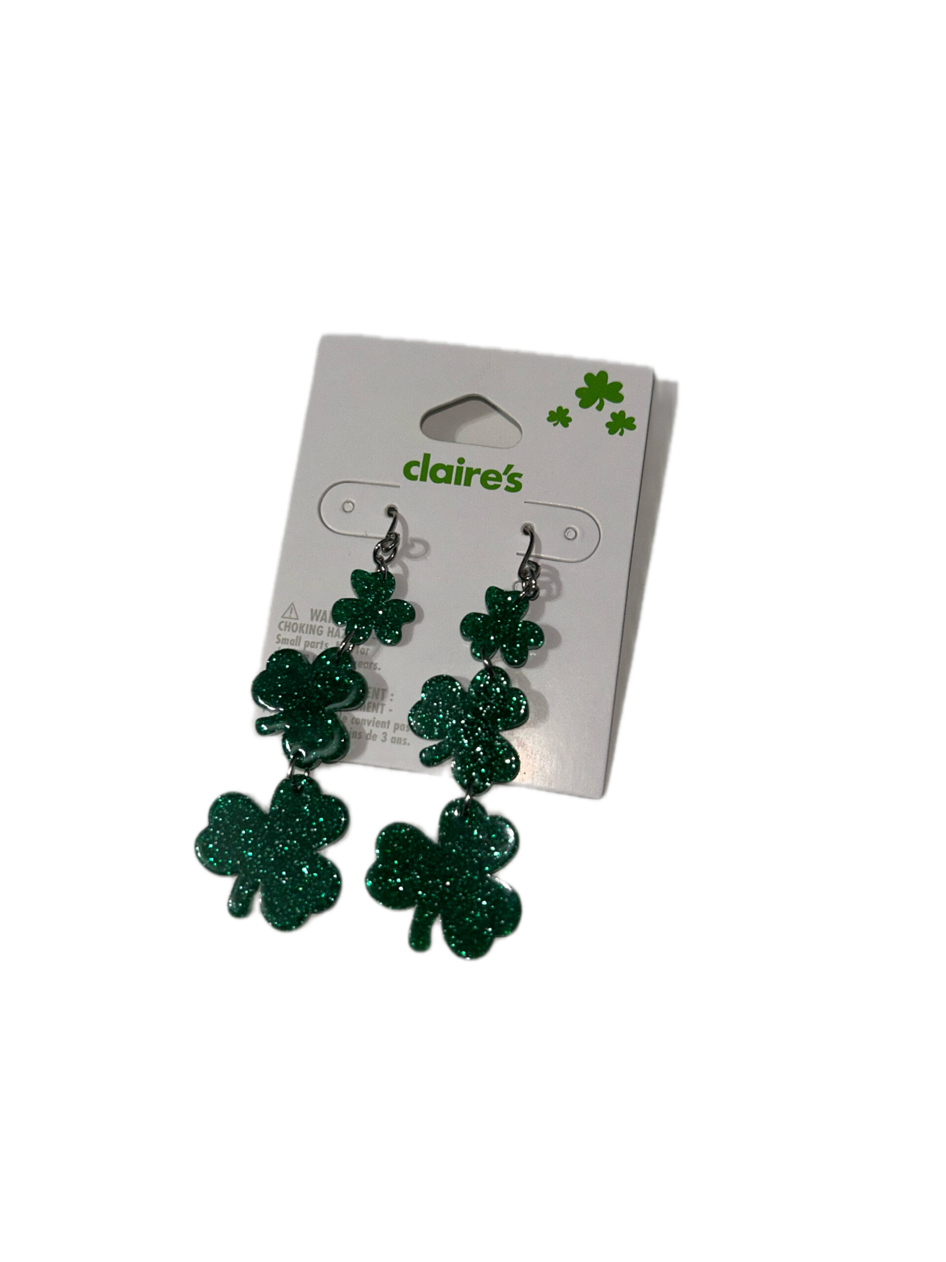 IMG_20261004_211023 Claire's Shamrock Dangle Earrings