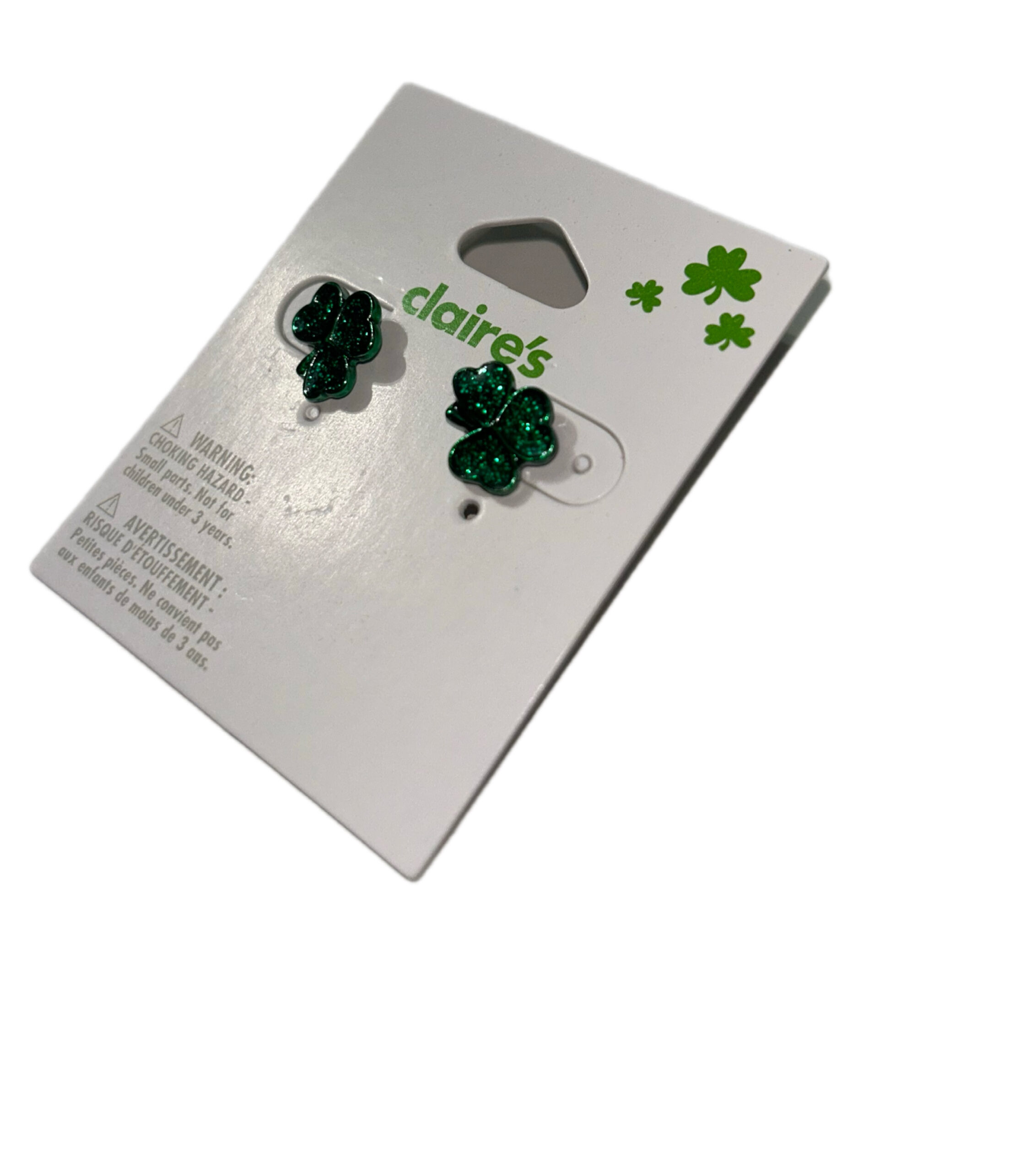 IMG_20261004_211041 Claire's Green Shamrock Stud Earrings | St. Patrick's Day