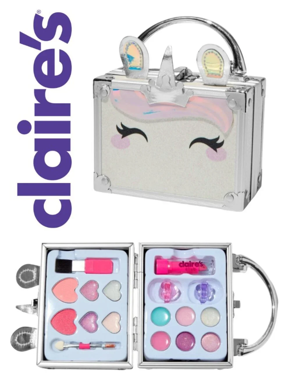 UNI Unicorn Glitter Lock Box Makeup Set