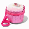 pink Claire's Club Pink Cupcake Crossbody Bag | Kids Shoulder Purse