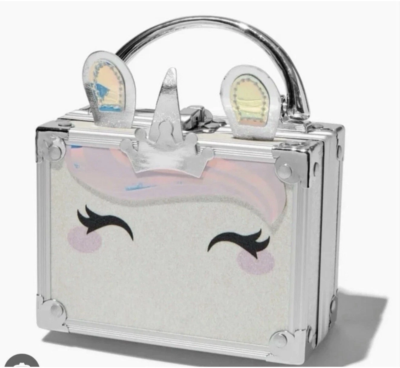 s-l1600 Claire's Club Unicorn Glitter Lock Box Makeup Set