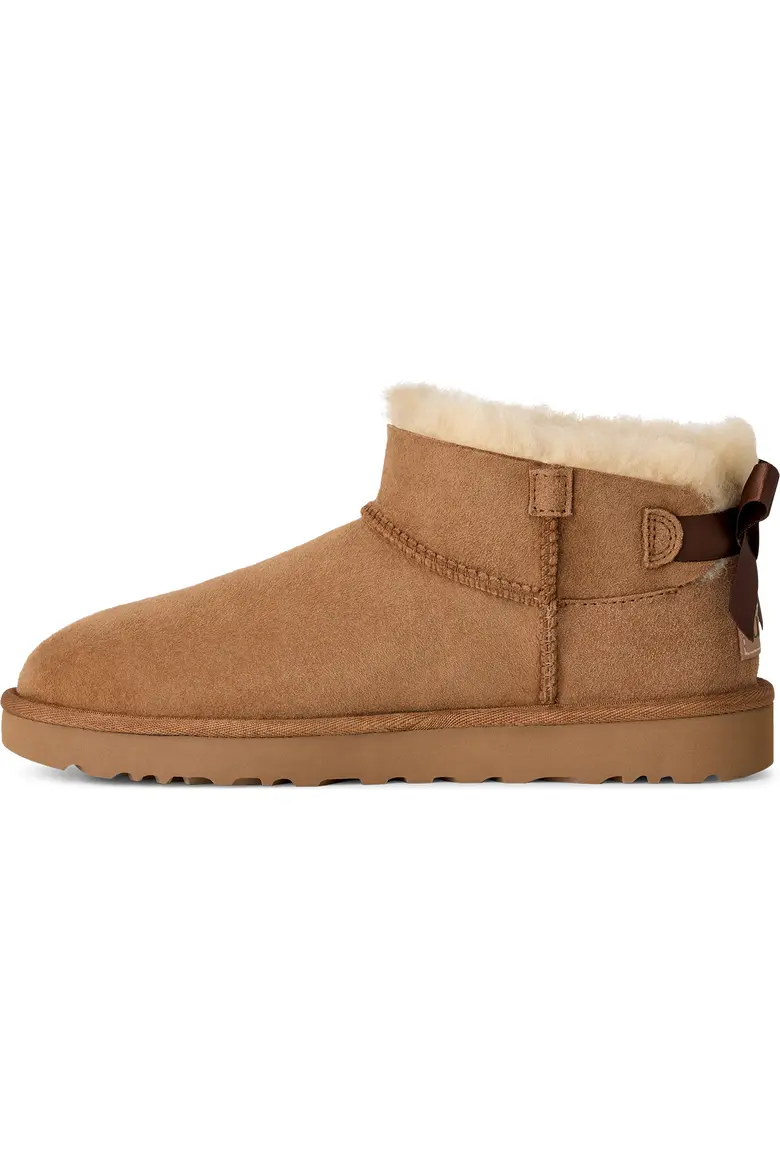 ugg6 Ultra Mini Bailey Bow Genuine Shearling Boot | UGG